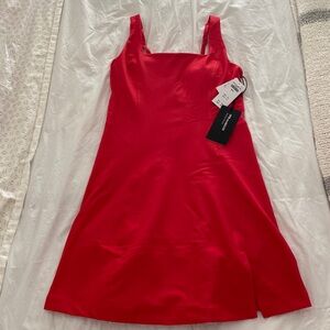 YPB Abercrombie sculptLux Active Mini Dress in Lollipop